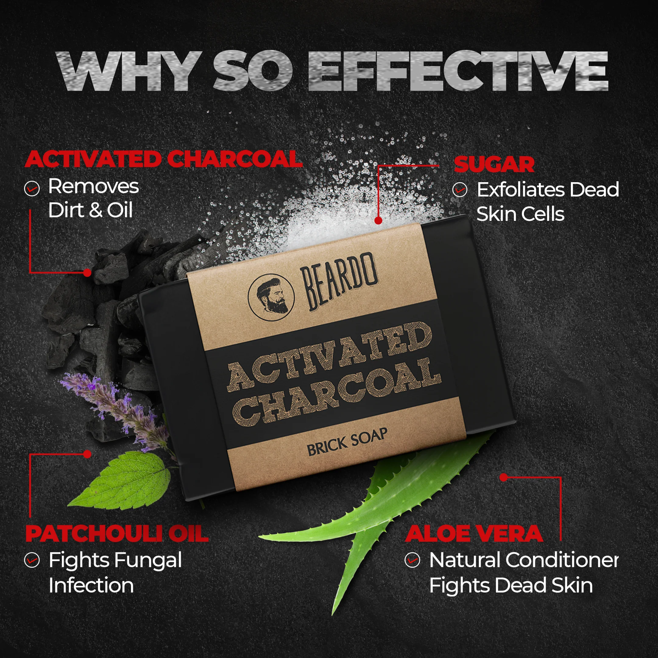 Activated Charcoal Brick Soap - Image 7