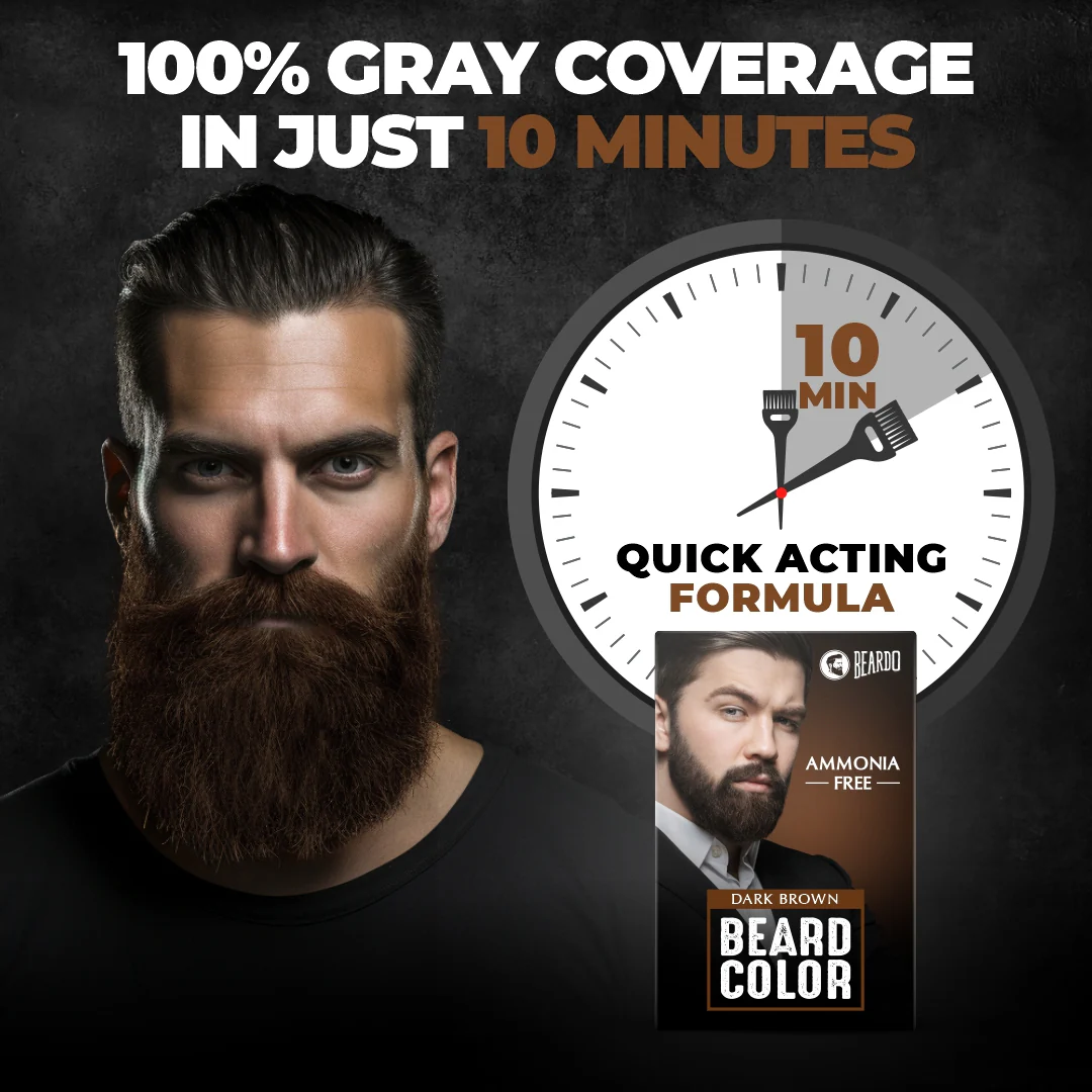 Beard Color Dark Brown - Image 3