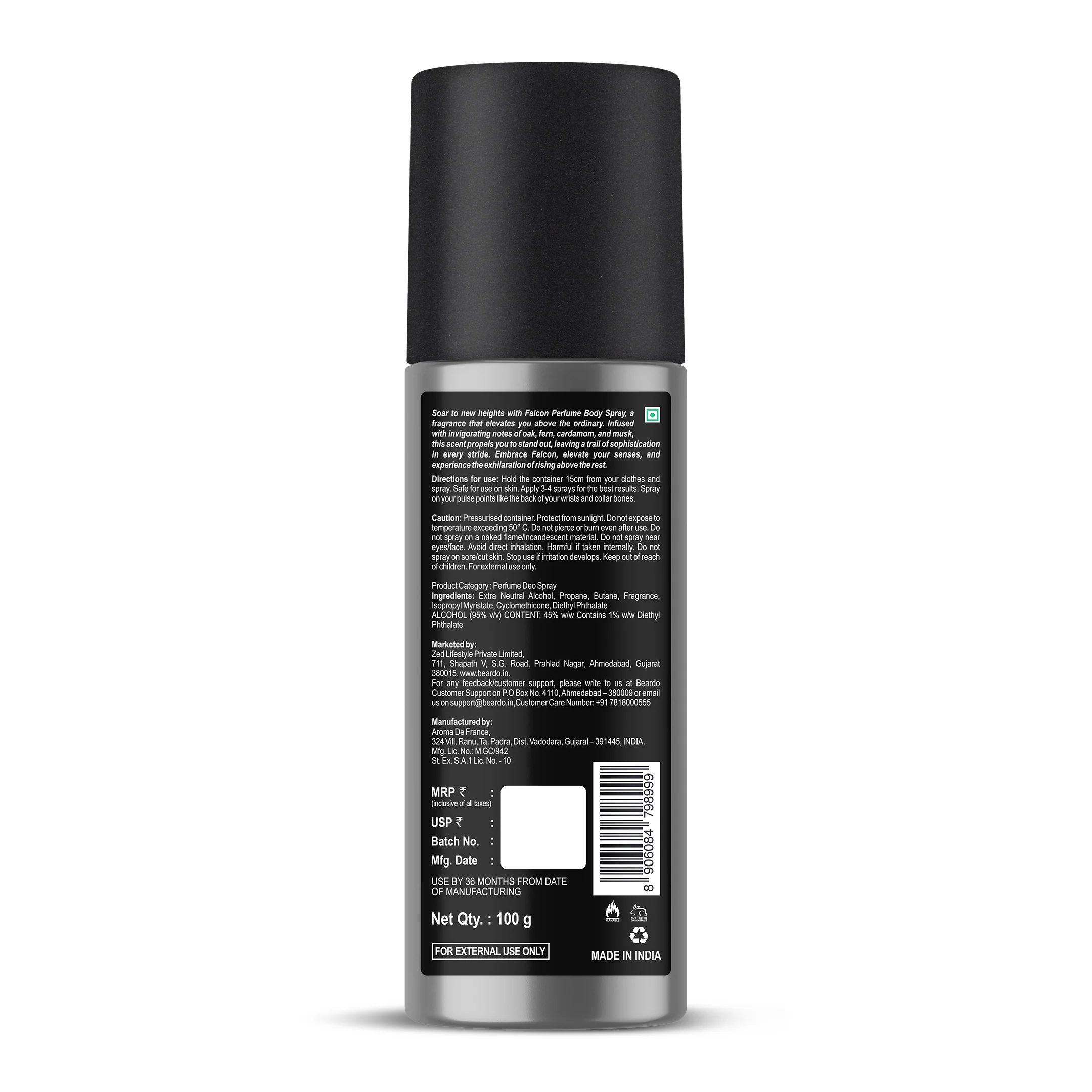 Falcon Perfume Deo Spray (150ml) - Image 6