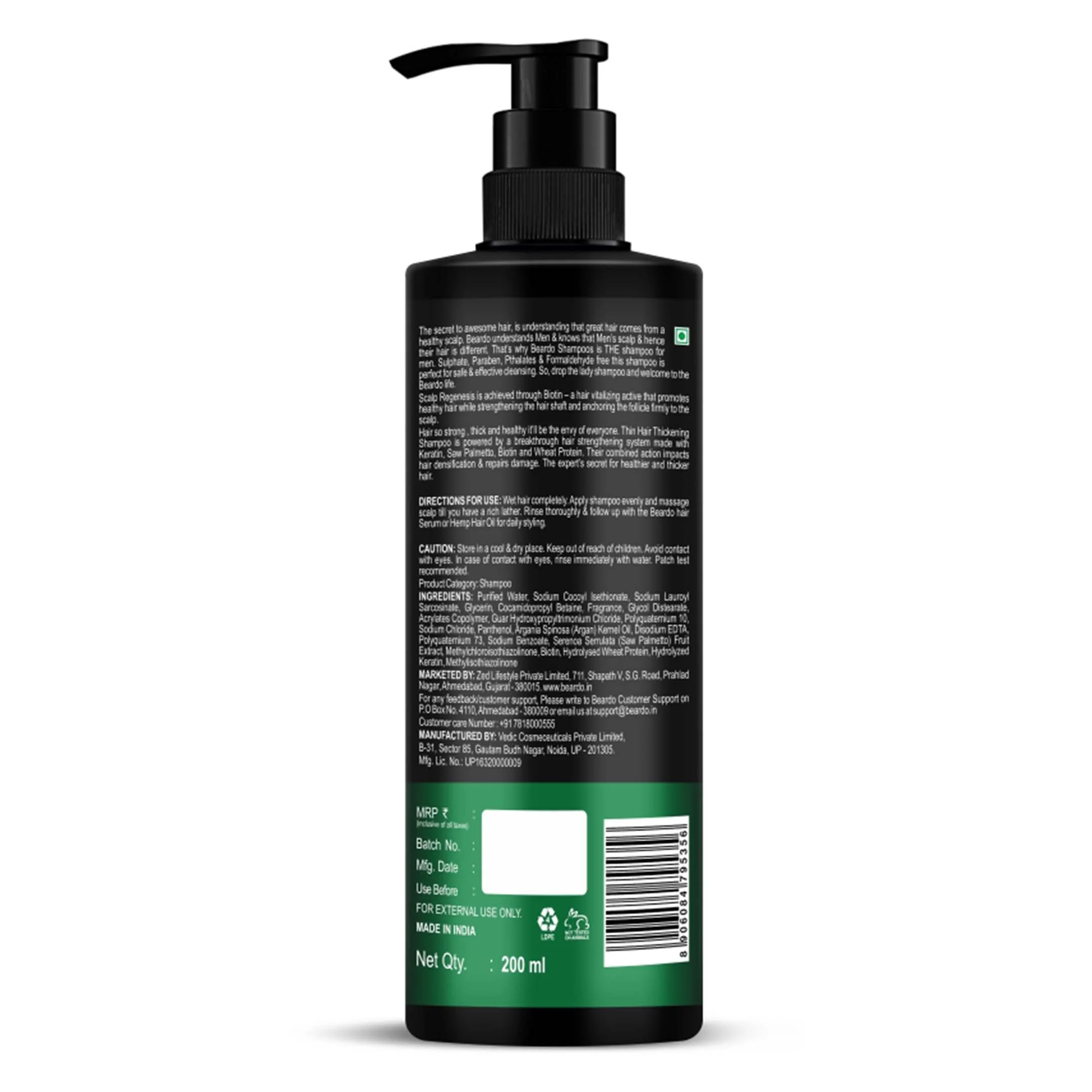 Hair Thickening Sulphate Free Shampoo - Image 7