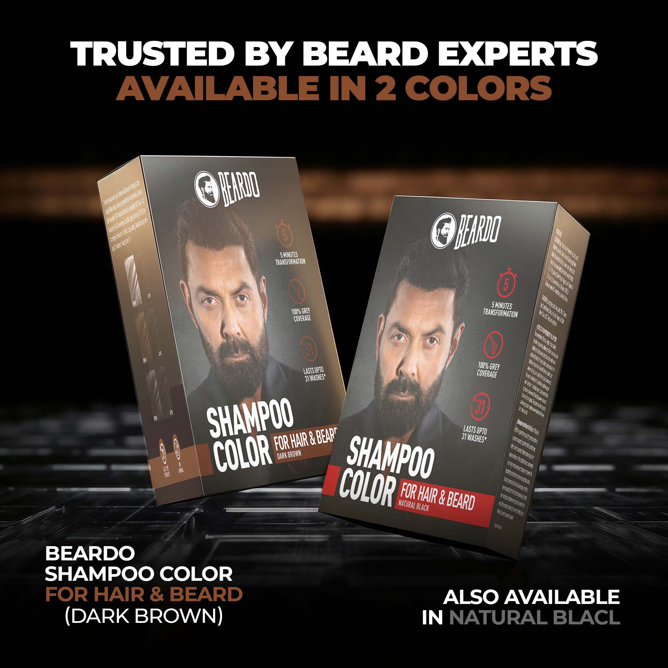 Shampoo Color for Hair and Beard (Dark Brown) - Image 9