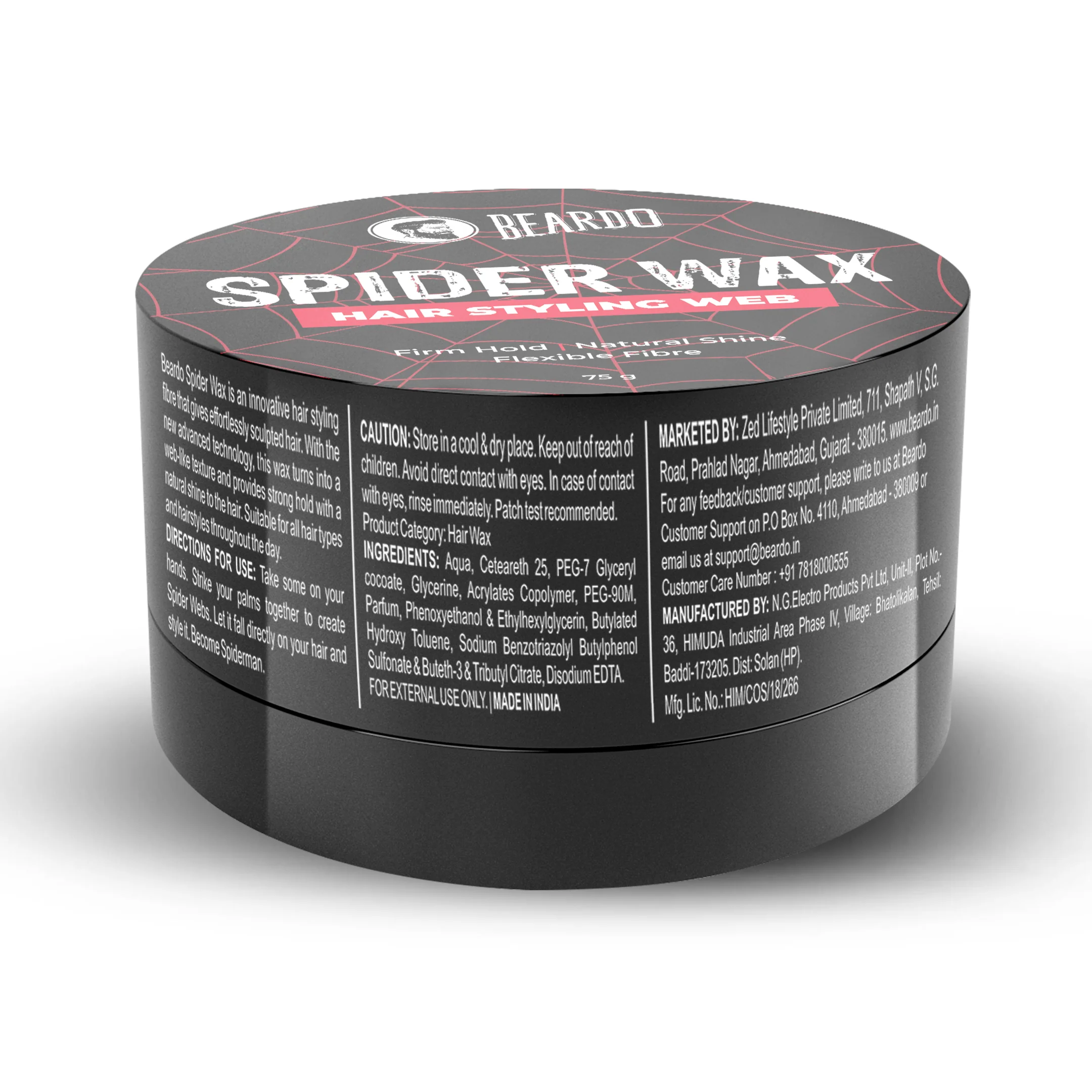 Spider Wax Hair Styling Web (75g) - Image 8