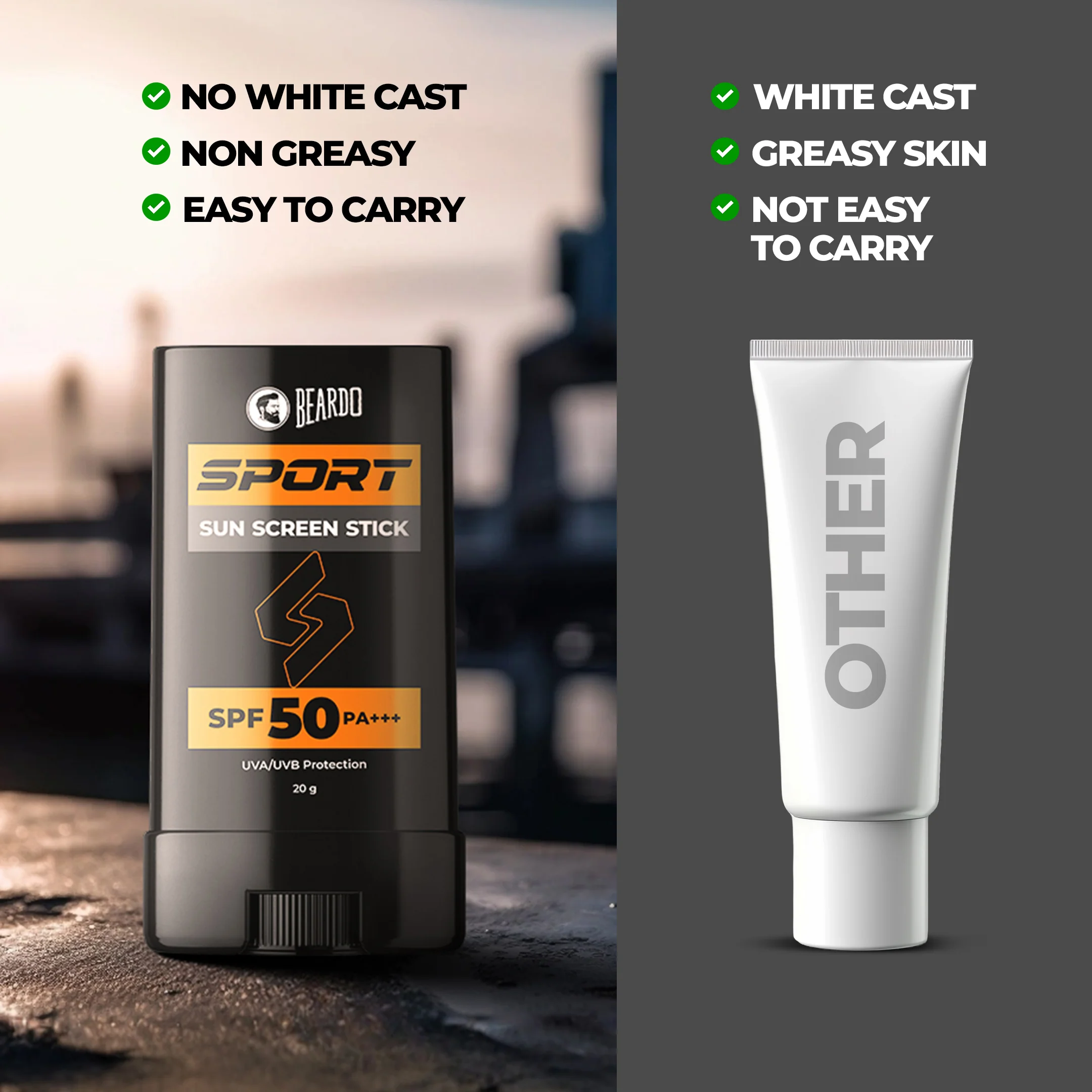Sport Sunscreen Stick SPF50 (20g) - Image 4