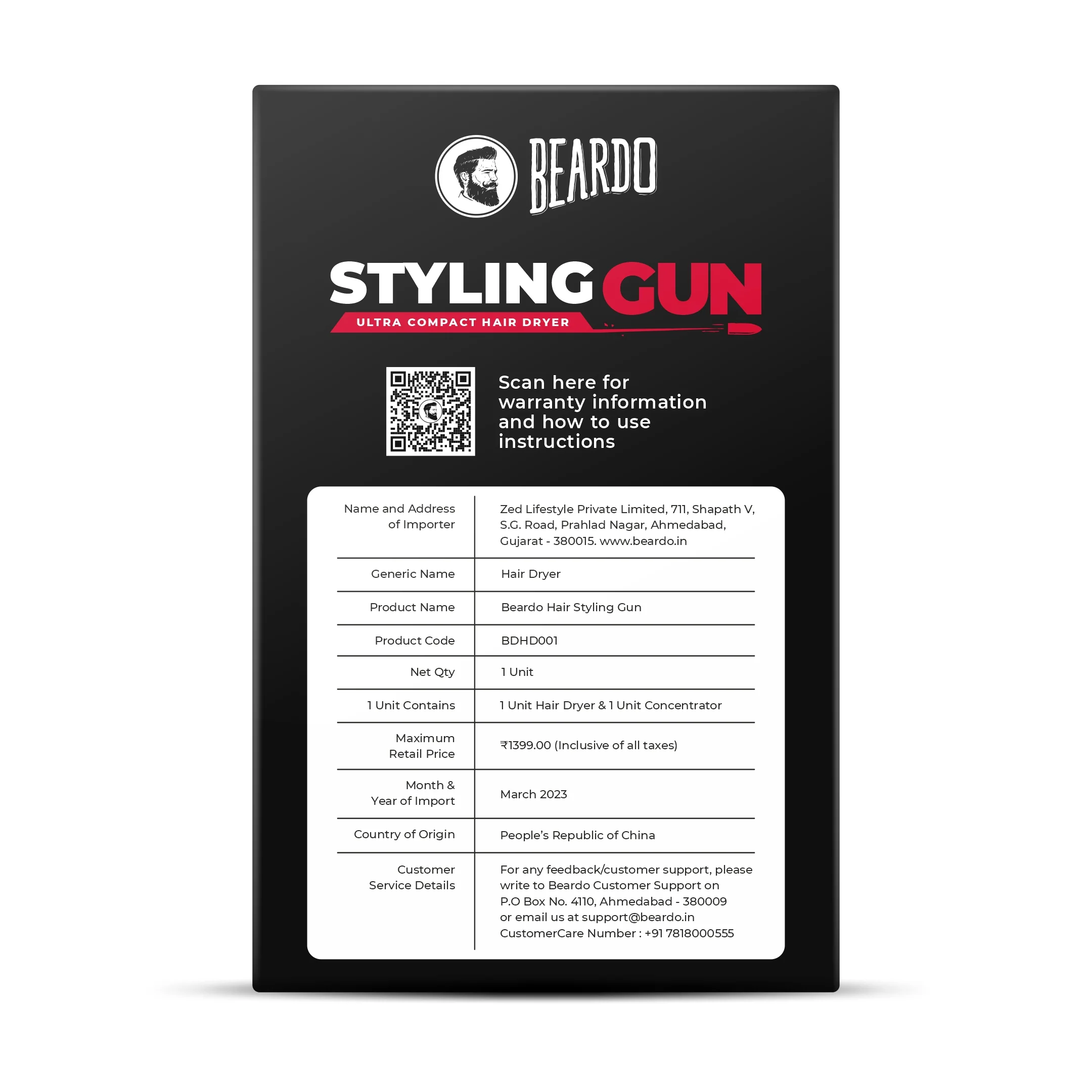 Styling Gun Ultra Compact Hair Dryer - Image 10