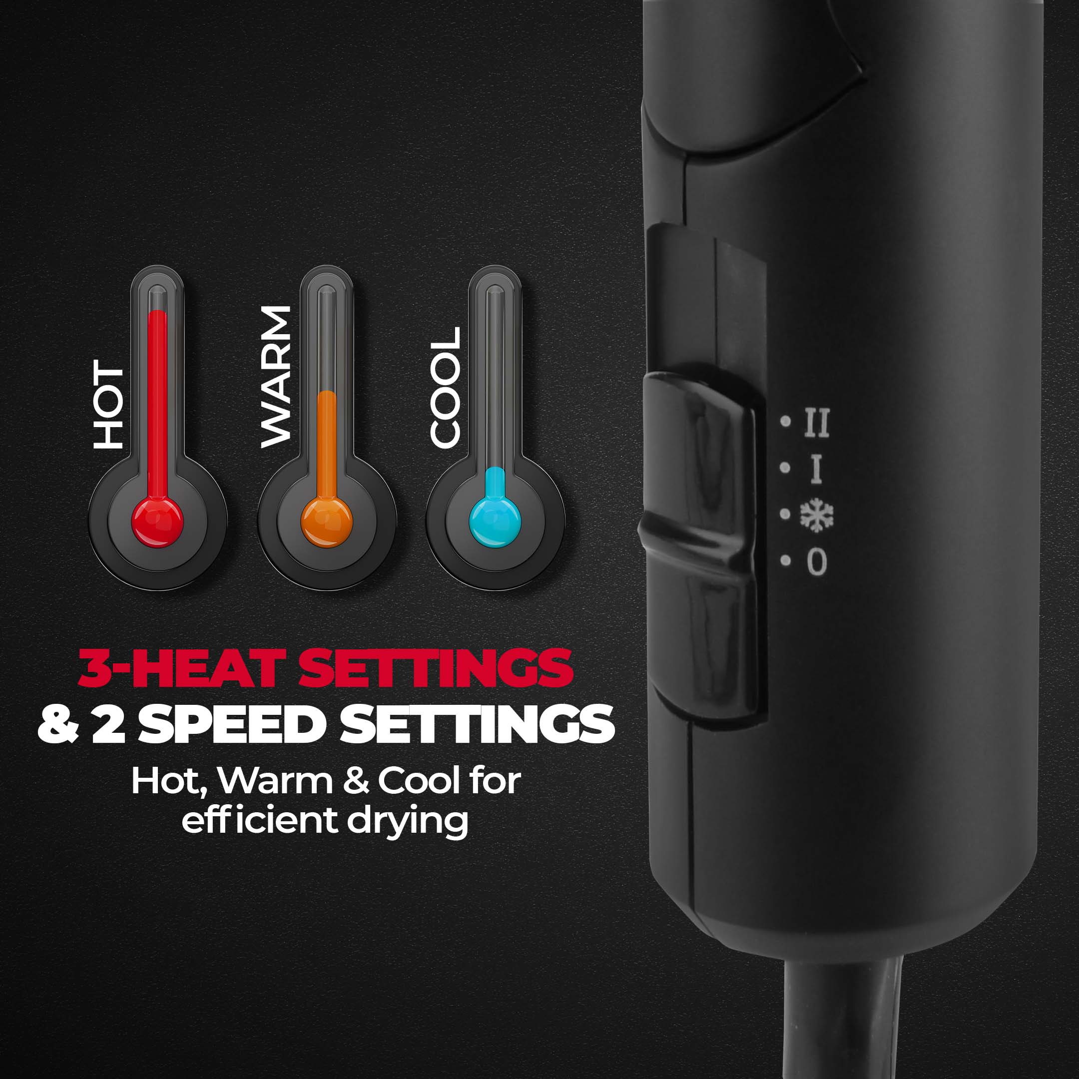 Styling Gun Ultra Compact Hair Dryer - Image 4