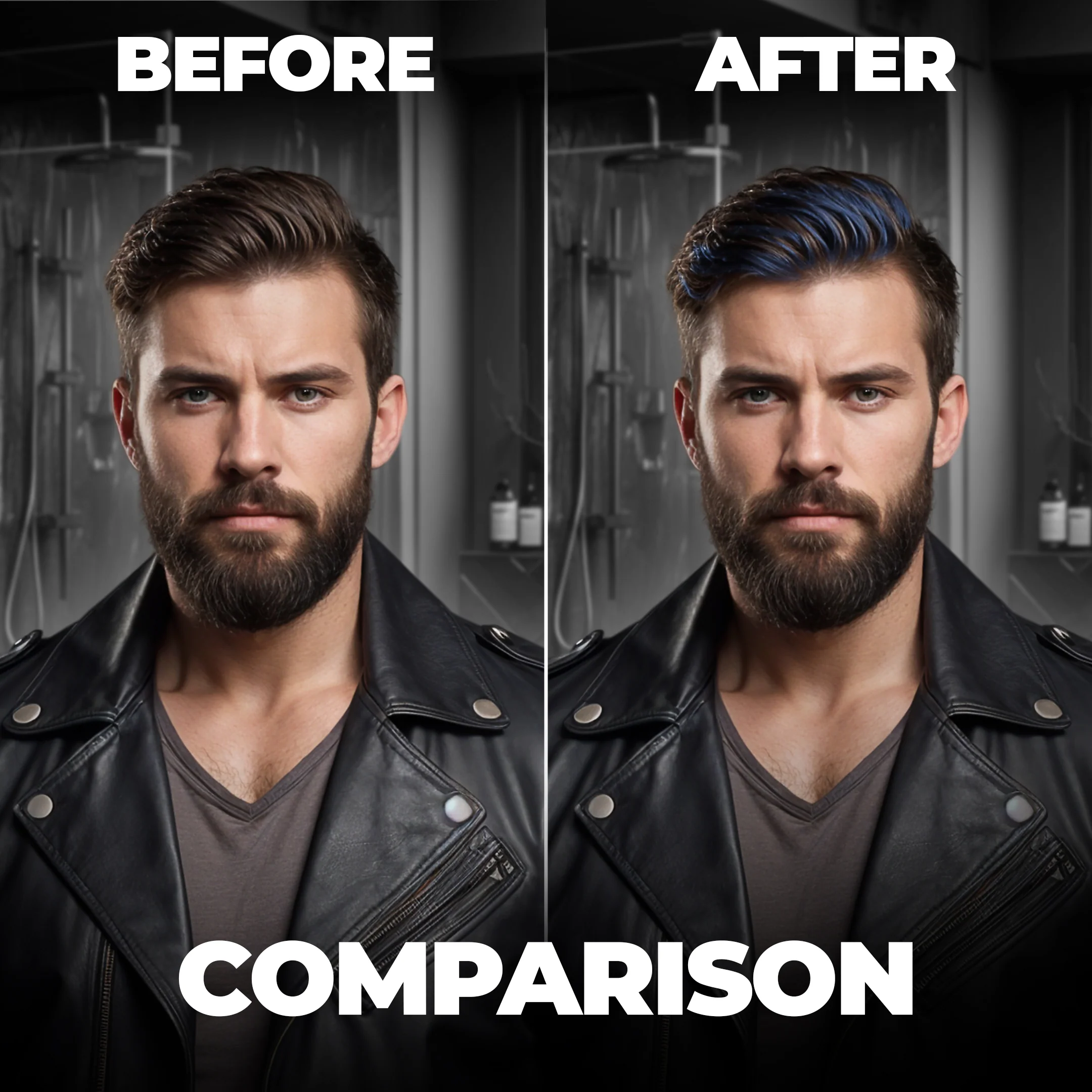 Dye Hard Temporary Hair Color Metallic Blue - Image 5