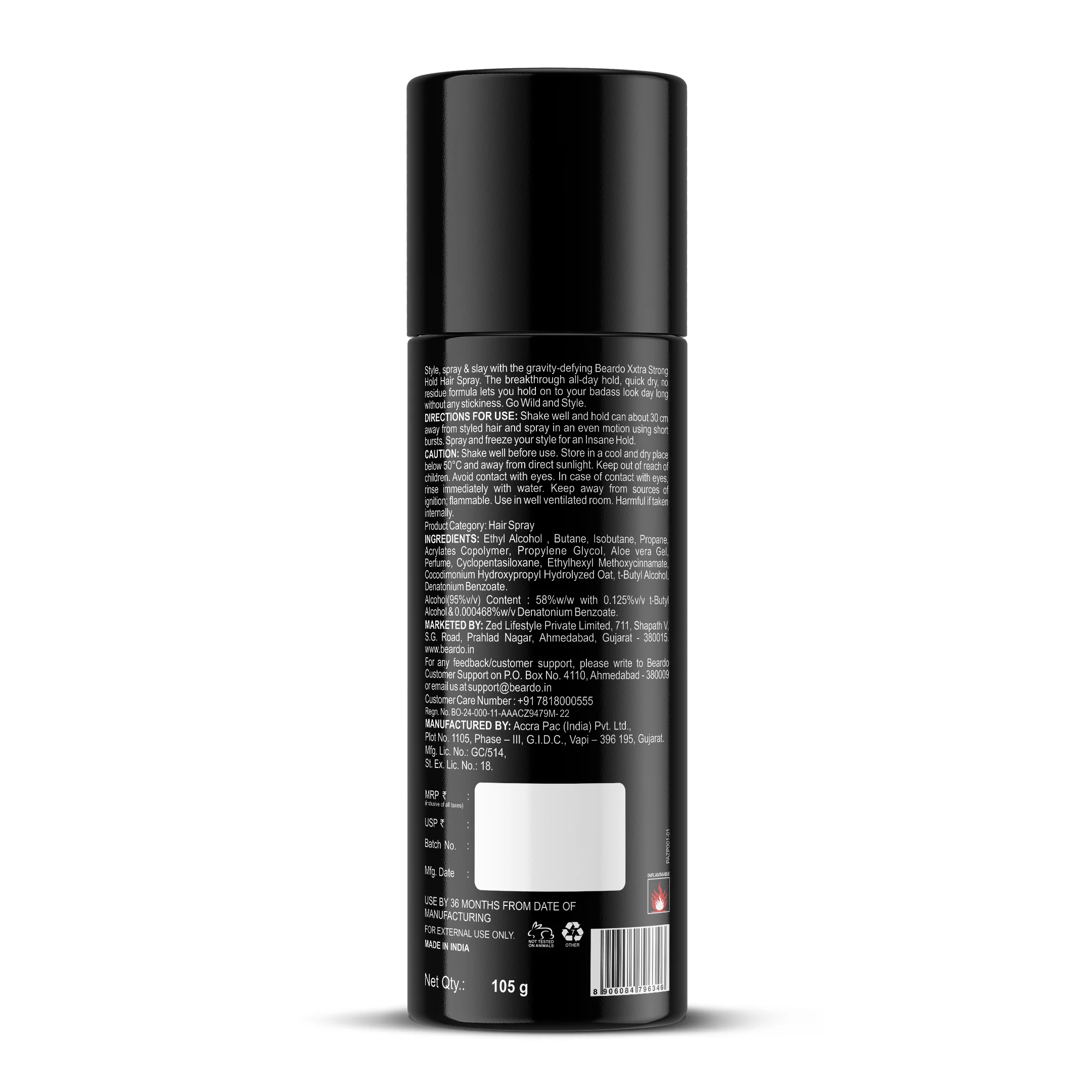 Xxtra Strong Hold Hair Spray (150ml) - Image 8