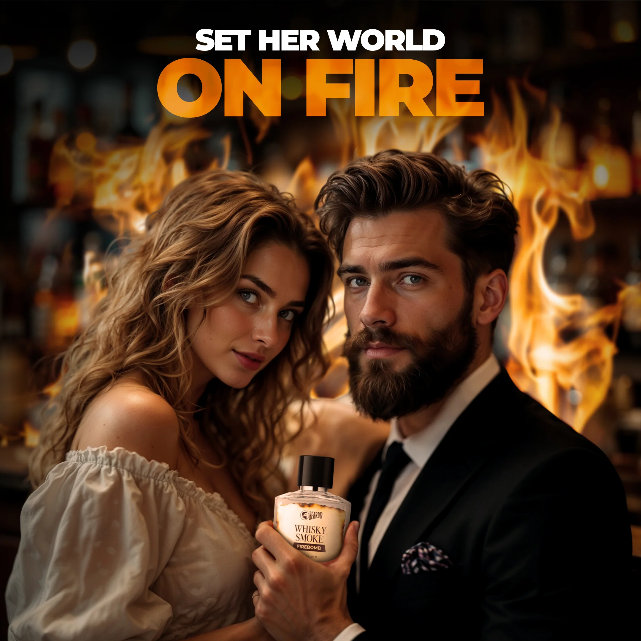 Whisky Smoke Firebomb Perfume EDP (50ml) - Image 2